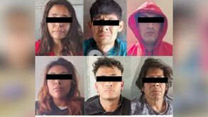 Ellos son los detenidos por la Fiscalía General del Estado de Puebla tras un cateo en la ciudad de Puebla.