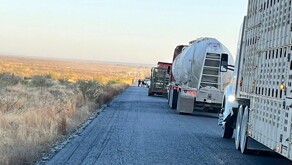 Tráfico en carretera a Colombia por balacera en Lampazos