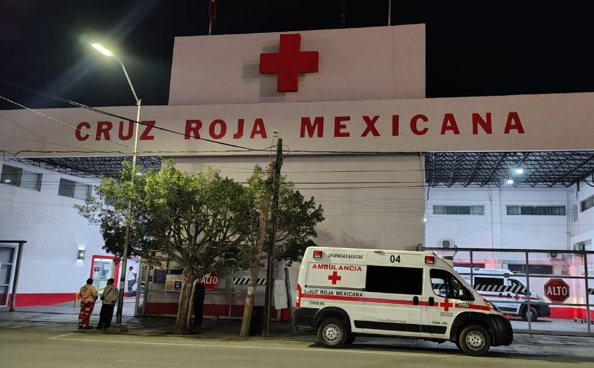 Ambulancia de Cruz Roja Mexicana de Torreón.