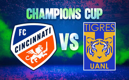 Cincinnati vs Tigres por el primer juego de los octavos de final de la champions cup 2026.