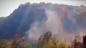 Movimiento de Tierra en Brinco del Diablo en Abasolo.