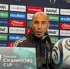Guido Pizarro, técnico de Tigres en conferencia de prensa.