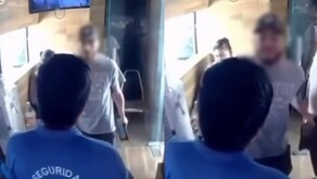 Agresión contra guardia de seguridad en Santa Catarina.