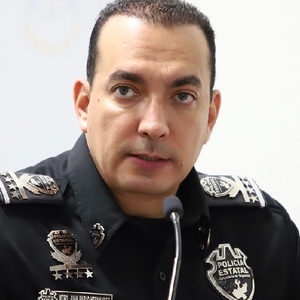 Juan Pablo Hernández, secretario de Seguridad de Jalisco en rueda de prensa