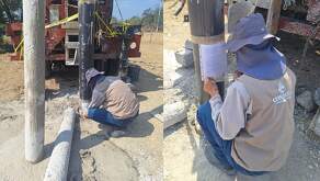 Conagua clausurando pozos clandestinos en Nuevo León.