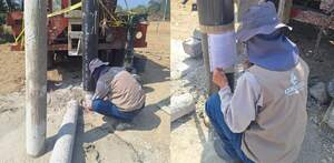 Conagua clausurando pozos clandestinos en Nuevo León.