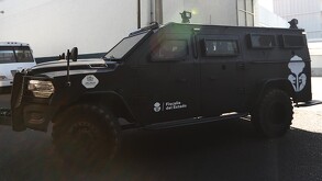 Unidad blindada de la Fiscalía del Estado de Jalisco