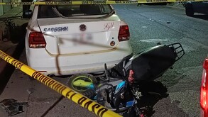 Repartidor en motocicleta queda grave tras ser atropellado por una camioneta en Guadalajara