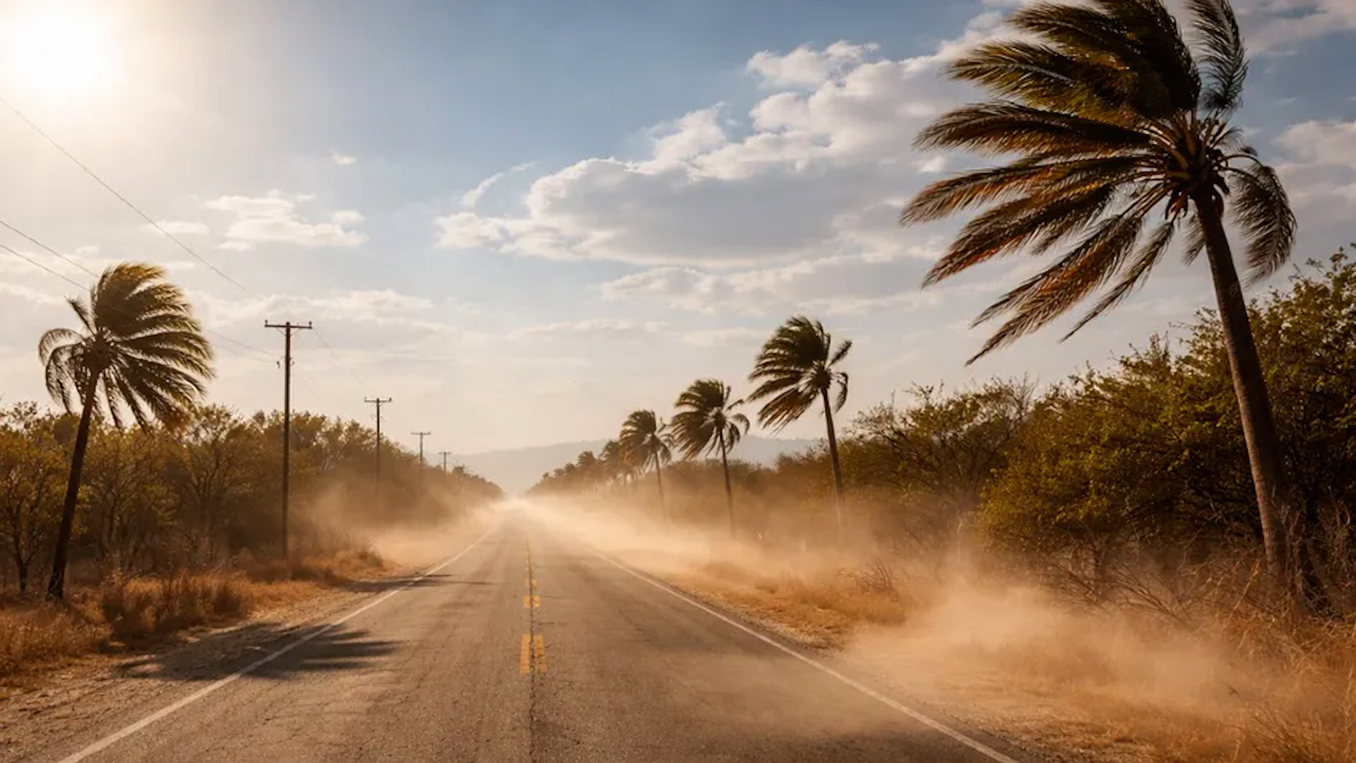 Protección civil invitó a la población a tomar precauciones para evitar accidentes por la caída de objetos.