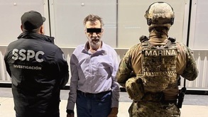 Elementos de Semar FGR y SSPC en la detención de Juvenal 'N', 'El Padrino'