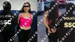 Capturan a Samantha ‘N’, alias ‘La Rosita Fresita’, por presunta venta de drogas en Ciudad Universitaria.