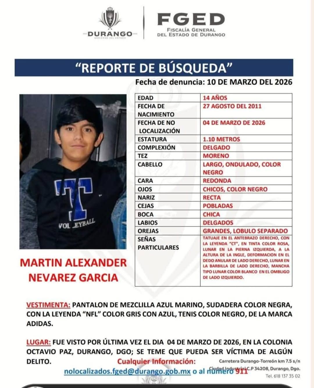 Un menor que se encuentra desaparecido fue presuntamente detenido con un grupo de civiles armados en Sinaloa.