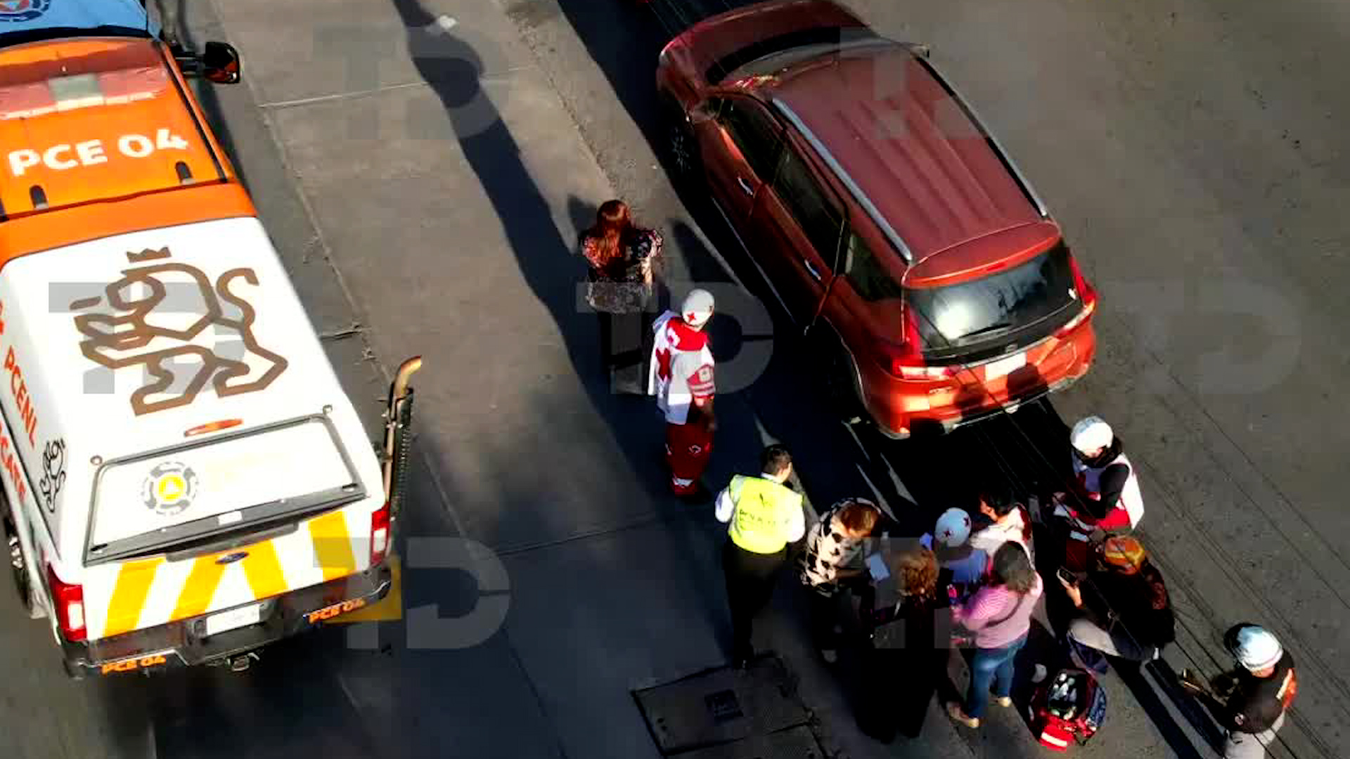 En el accidente se vieron involucrados una camioneta particular y un joven que circulaba en una scooter.