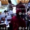 Mujeres golpeando a señora dentro de Mercado Río Frío en Iztacalco