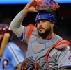 Omar Narváez, cátcher de Venezuela con los Mets de Nueva York.
