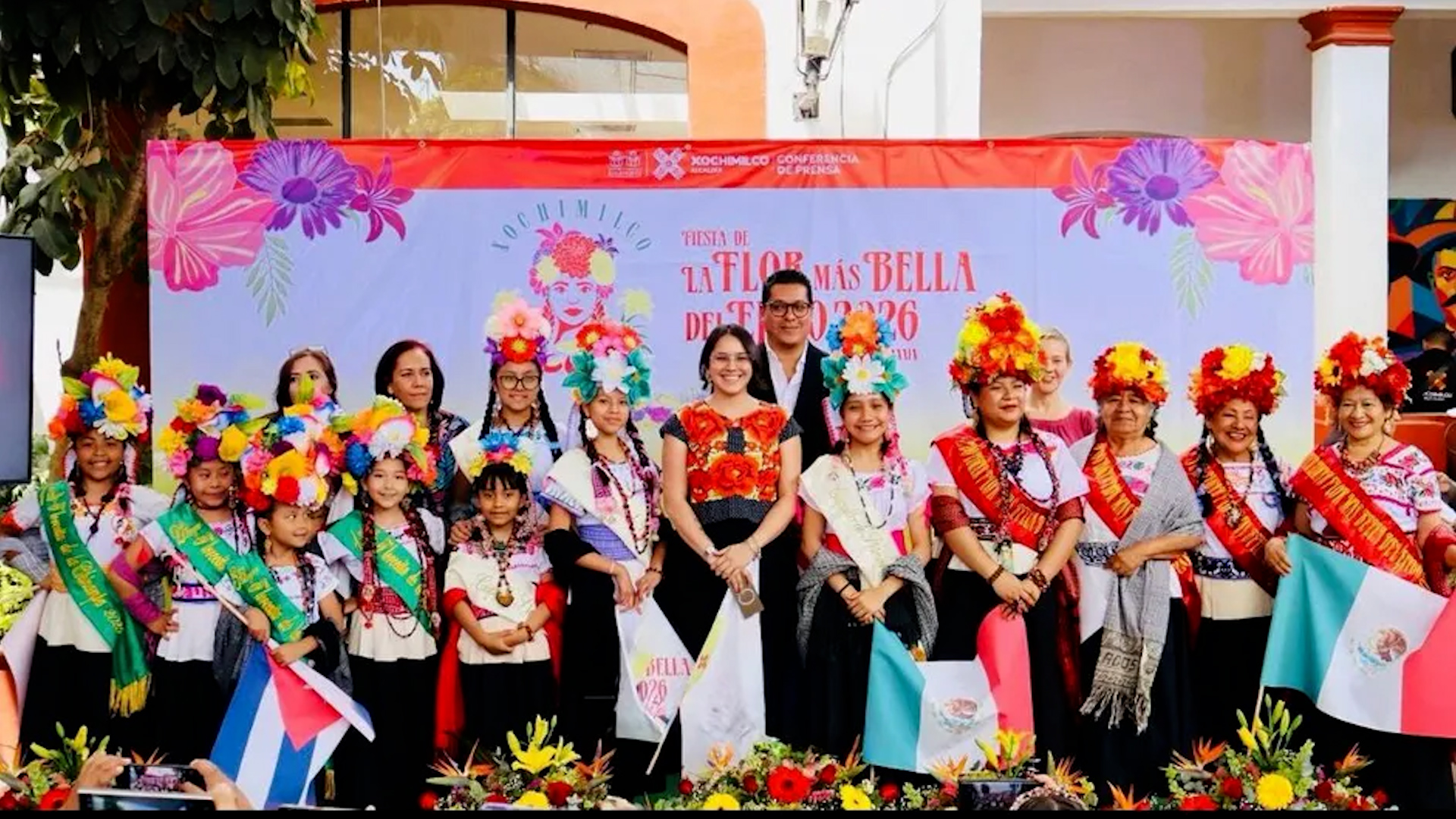 La alcaldesa Circe Camacho Bastida destacó que esta festividad representa la identidad, la historia y el orgullo de los pueblos de Xochimilco.