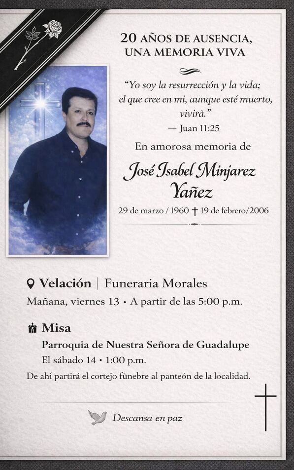 La velación del minero José Isabel se realizará este viernes 13 a partir de las 17:00 horas en Funeraria Morales, en Palau.