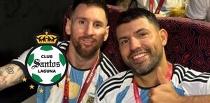 Sergio Agüero cuando era futbolista