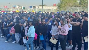 Alumnos de la preparatoria 9 UANL