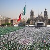 Este domingo 15 de marzo, más de nueve mil personas se dieron cita en el zócalo capitalino para la mega clase de fútbol.