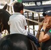 Menor sobre un caballo