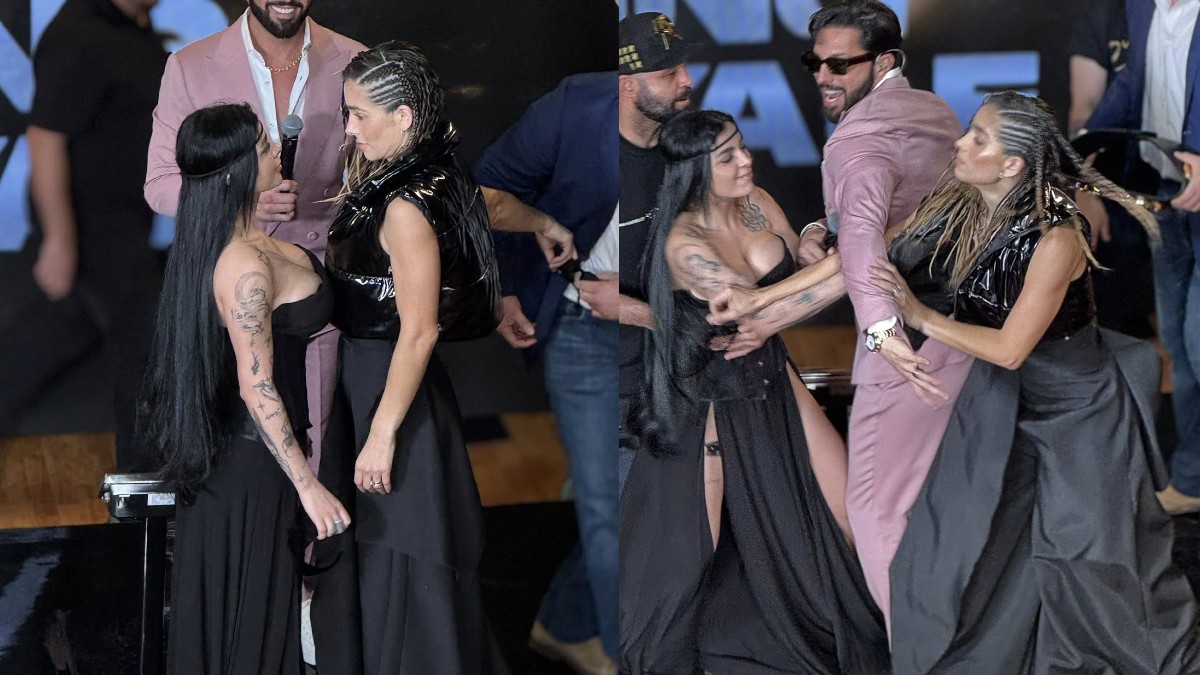Pelea en pesaje de Ring Royale de Karely Ruiz y Marcela Mistral