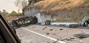 Automovilistas graban accidente donde murió el hijo del CEO de BBVA.