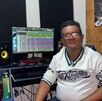 Jhimmy Cuéllar, productor de música vallenata en Monterrey, en su estudio en Nuevo León.