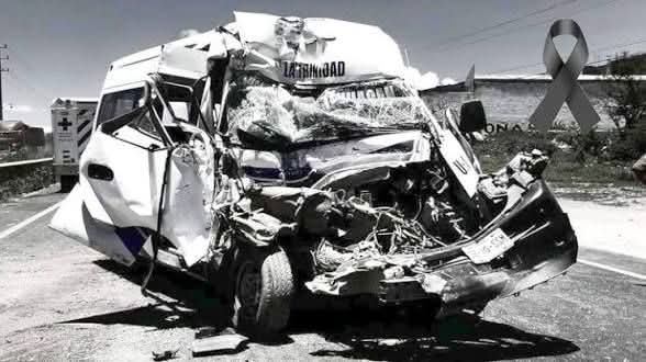Accidente del transporte público en Tehuacán, ocurrido en 2023.
