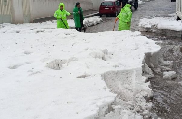 Bloque de granizo en Ecatepec