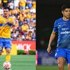 César Araújo y Víctor Guzmán en sus respectivos partidos de la jornada 11.