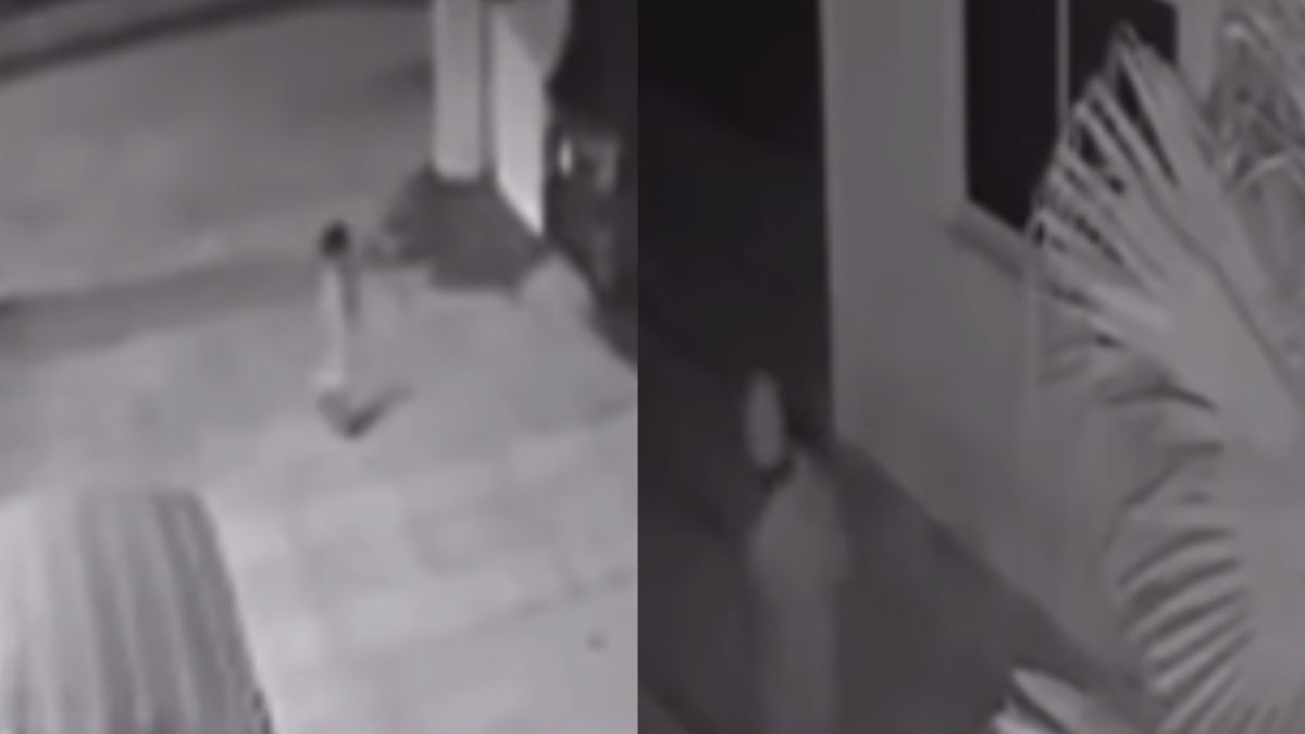 Capturas de menor de edad raptada, cámaras de seguridad grabaron todo.