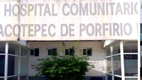 Fachada del hospital del Tepeyac ubicado en Tlacotepec de Porfirio Díaz.