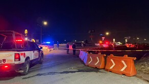 Movilización por choque de motociclista en Guadalupe.