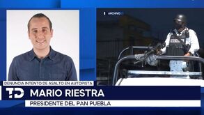 Mario Riestra denuncia intento de asalto en la autopista Puebla-Orizaba a la altura de Palmarito Tochapan.