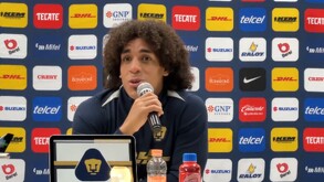 Adalberto Carrasquilla, jugador de los Pumas previo a enfrentar al América.