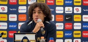 Adalberto Carrasquilla, jugador de los Pumas previo a enfrentar al América.