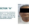 Ficha de detenido de hombre