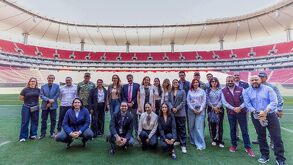 Comité Organizador del Mundial 2026 en el Estadio Guadalajara.