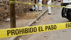 Foto de escena del crimen creada con IA.