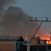 Un incendio de gran magnitud se registró en Irapuato, luego de que un fuego de pastizal consumiera varias hectáreas al interior de la zona militar.