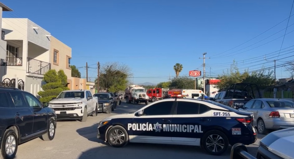 Una escena desgarradora se vivió la mañana de este viernes en la calle Rubén Jaramillo, de la colonia Independencia de Monclova.