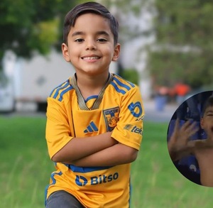 David Beltrán es el niño que se hizo viral en redes sociales por su festejo en el gol de Gorriarán durante el partido Tigres vs Cincinnati.