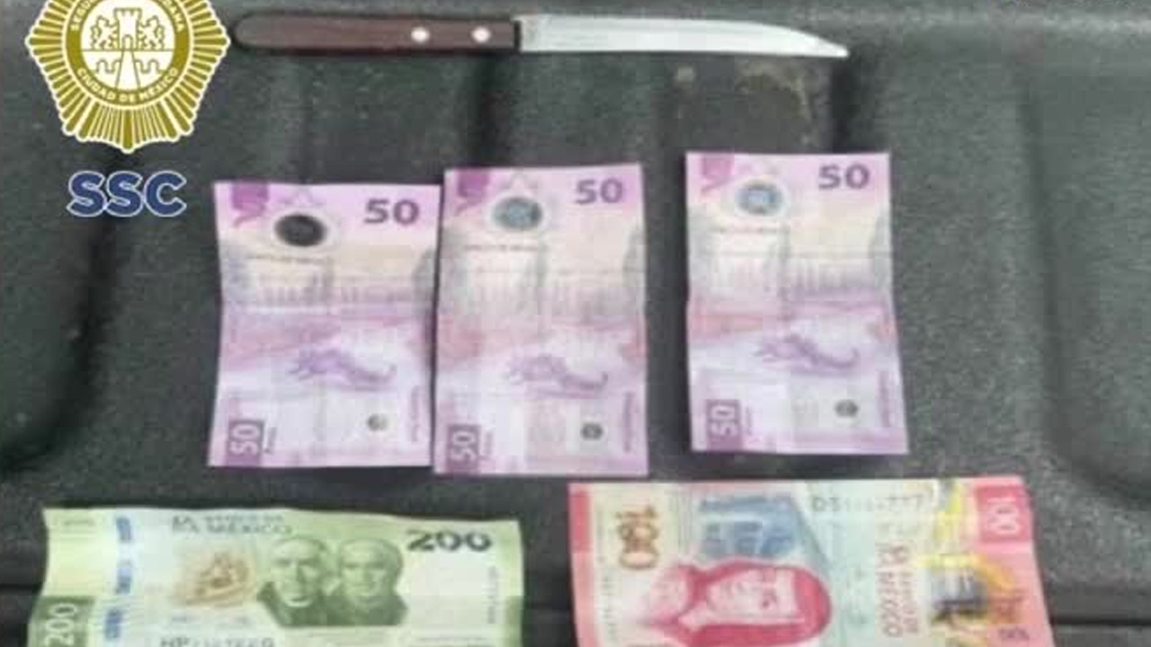 Un hombre fue detenido en la colonia Roma tras despojar de dinero a un ciudadano.