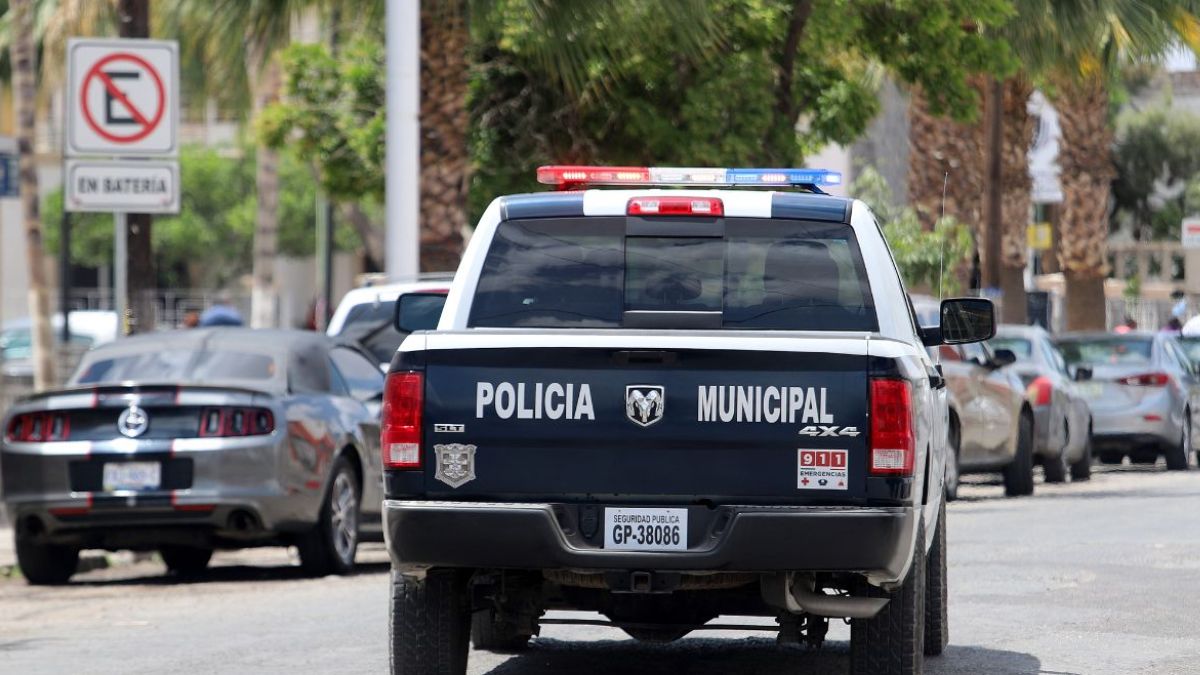 Patrulla de Policía Municipal de Gómez Palacio.