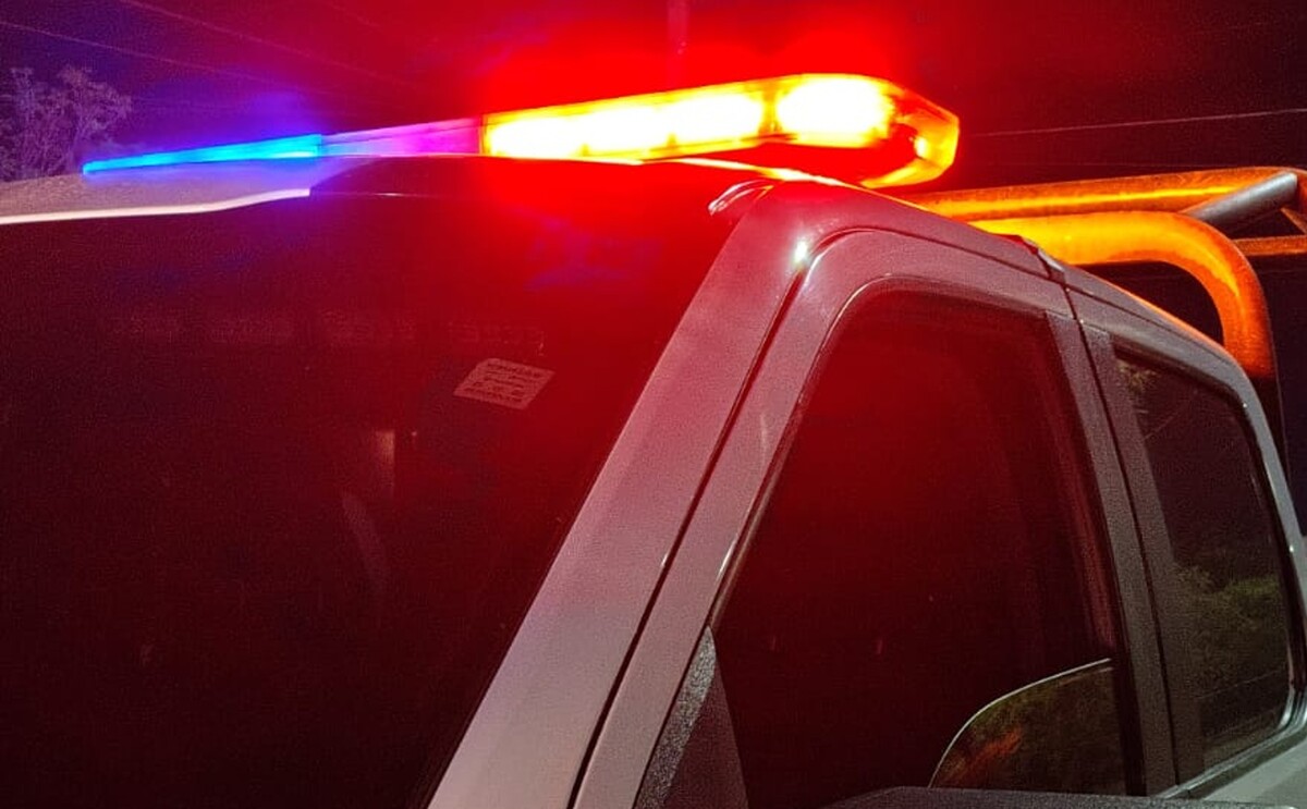 Policías que atendieron el reporte de una mujer golpeada tras un asalto.