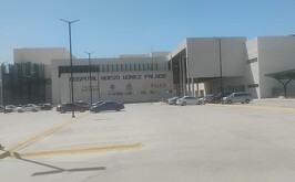 Hospital General de Gómez Palacio donde se atendió a un joven que fue golpeado con un bat.