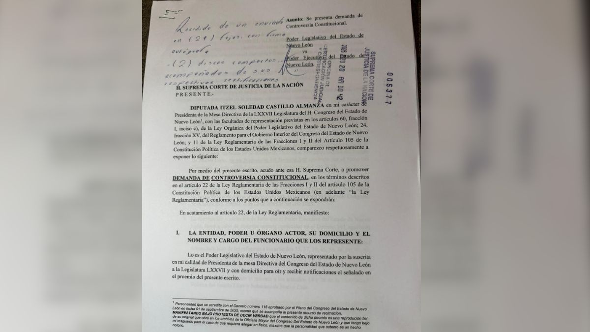 oficio de congreso local