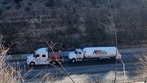 Pipa presenta fuga de gas LP y obliga al cierre de la México-Querétaro, hoy viernes 20 de marzo del 2026.