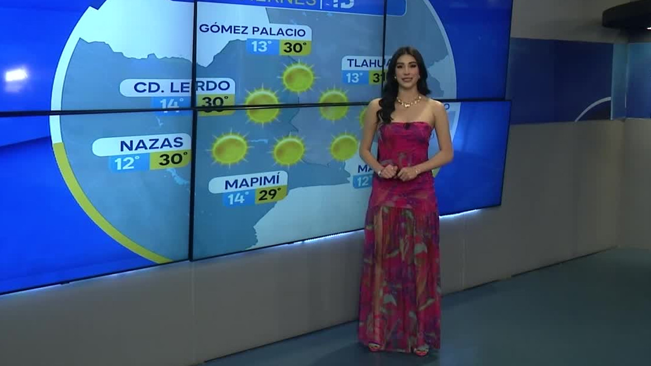 Fanny Ramírez nos da el pronóstico del tiempo en Laguna para este fin de semana.